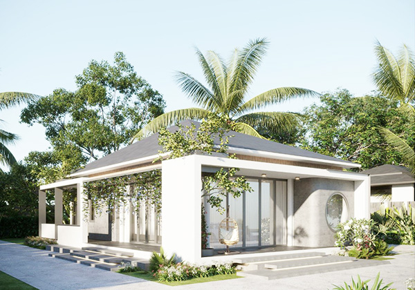 Biệt thự mái nhật 7x15